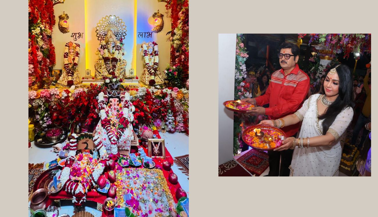 Bhabiji Ghar Par Hai's Angoori Bhabi and Manmohan Tiwari enthusiastically celebrate Ganesh Chaturthi in Indore!